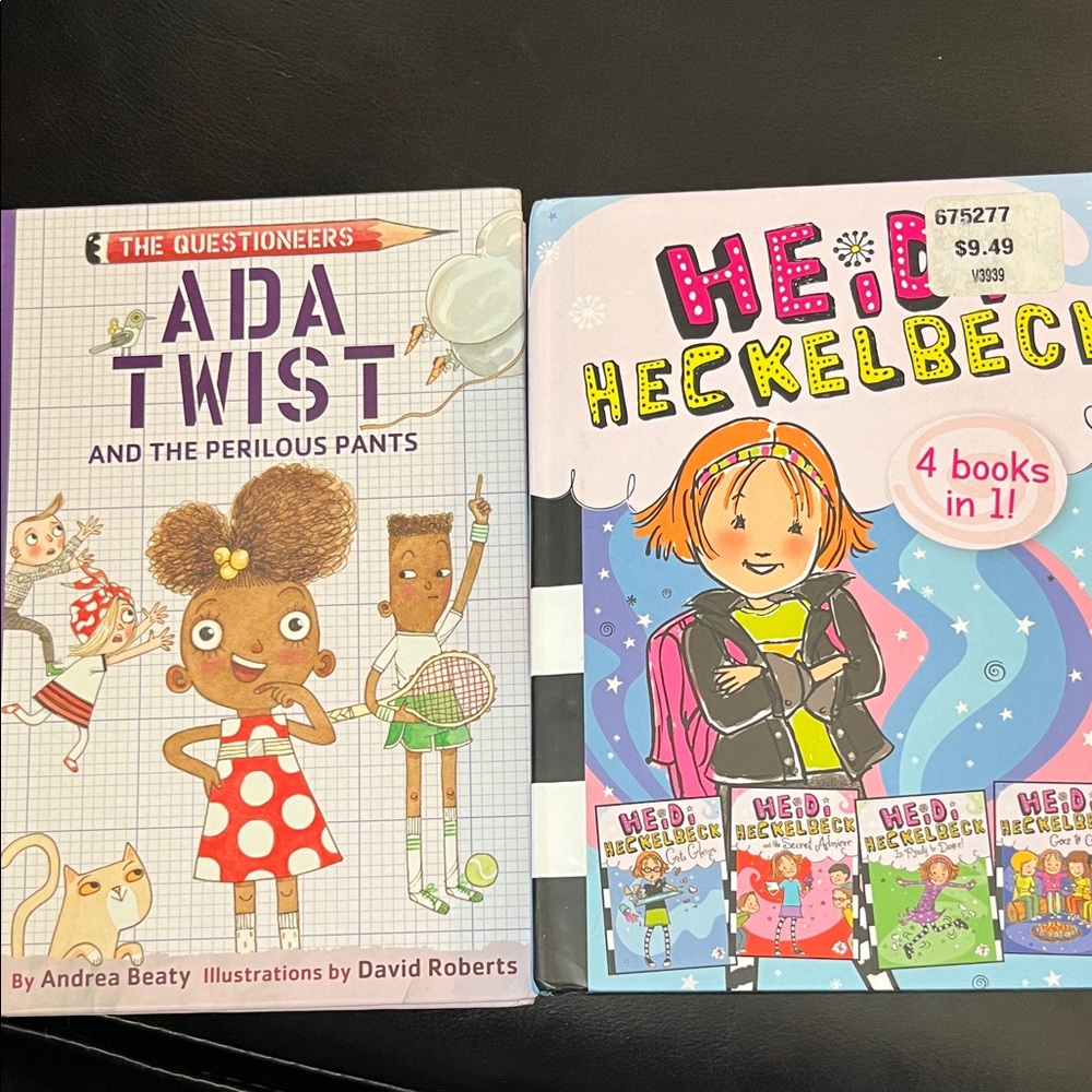 2 hardcover Books (5 books total)